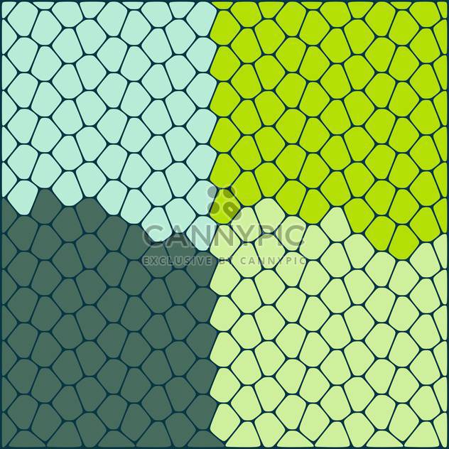 Vector illustration of abstract ornamental green color background made of stones - Free vector #126031