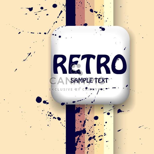 Vector retro background with text place and paint signs - бесплатный vector #126471