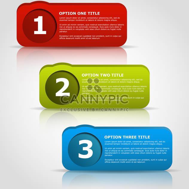 Web Design badges with text place on white background - бесплатный vector #127451