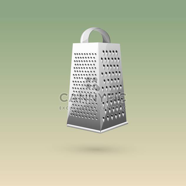 kitchen grater on colorful background - Free vector #127991