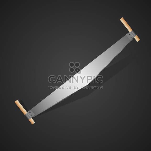 Two-handed saw, vector Illustration - Kostenloses vector #128201