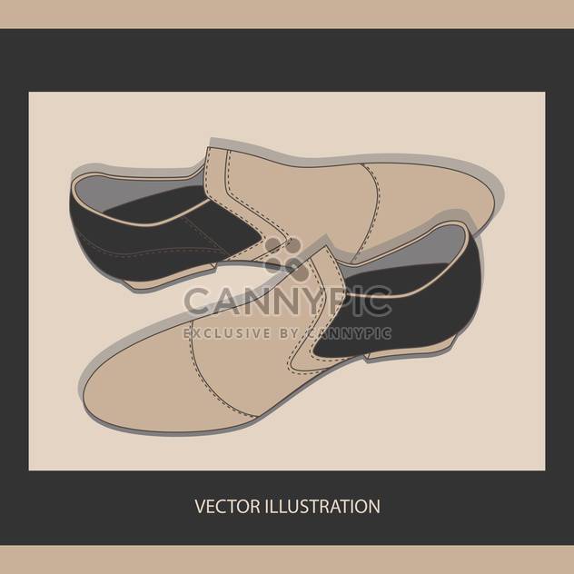 male shoes vector background - vector gratuit #129141 
