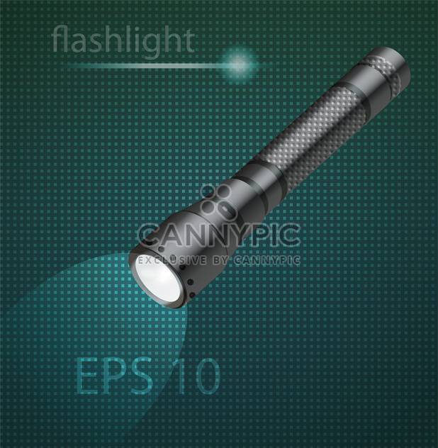 vector illustration of flashlight background - vector gratuit #129211 