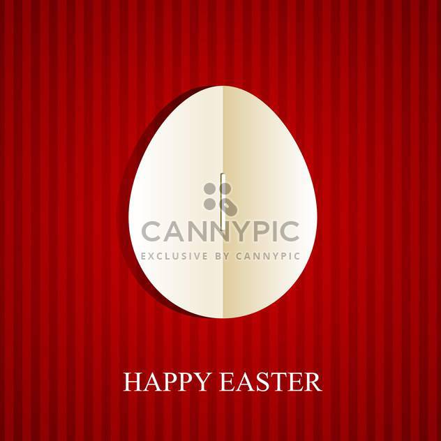 Happy easter greeting card - Free vector #130401