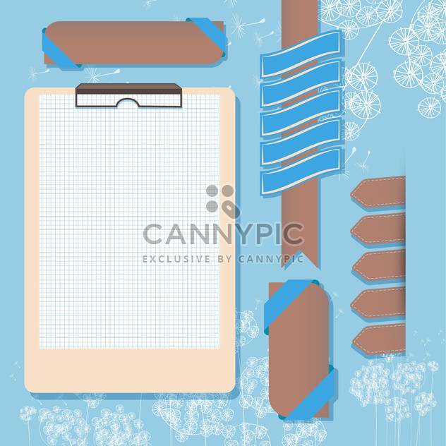 open new page of notebook - Free vector #133271