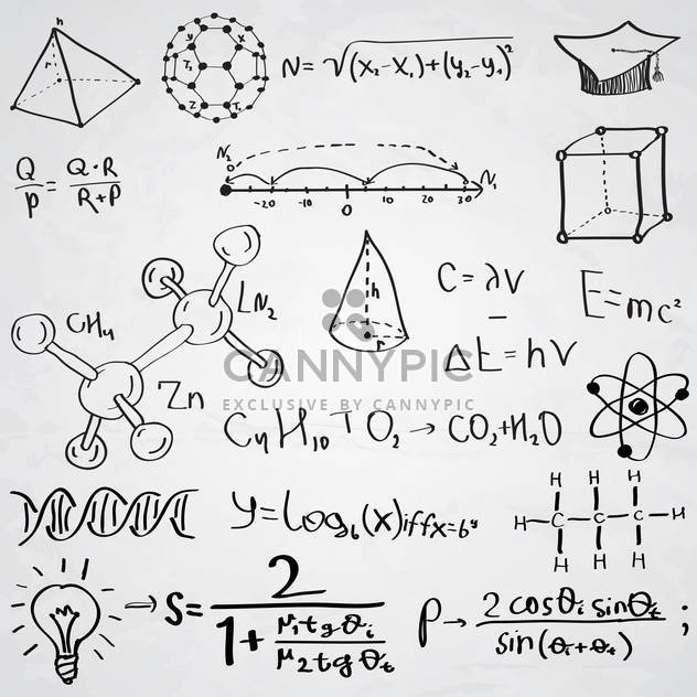 science and education vector symbols - бесплатный vector #133651