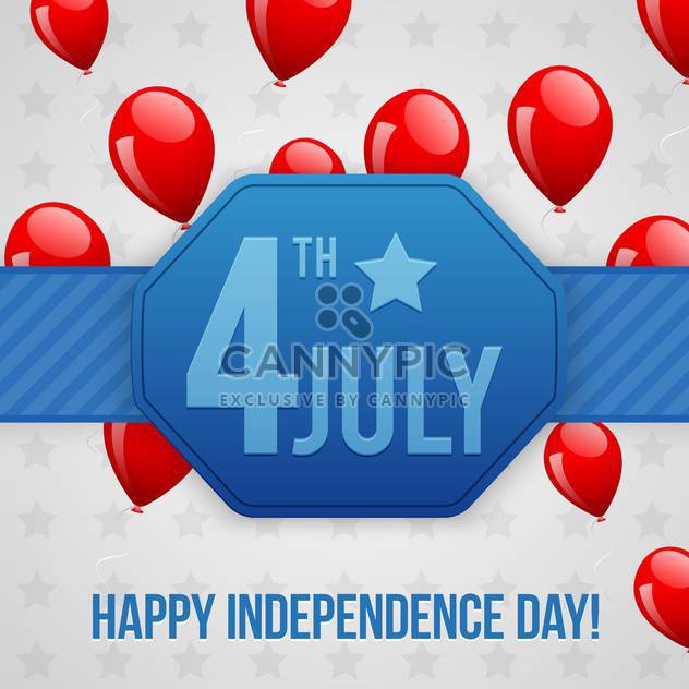 american independence day background - vector gratuit #134431 