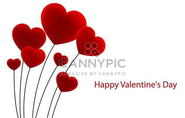 bouquet of heart shaped flowers - Free vector #134821