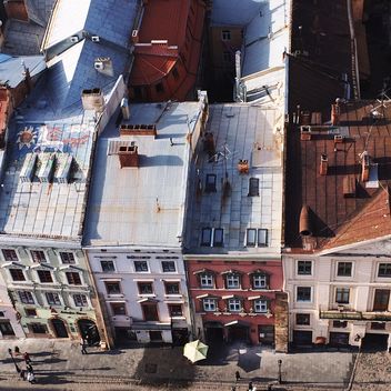 View of the roofs in Lviv, Ukraine - бесплатный image #136231