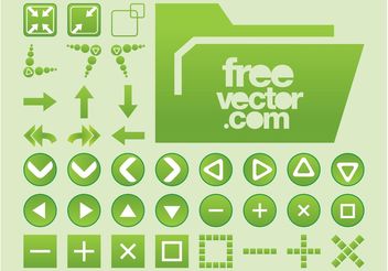 Vector Interface Buttons - vector gratuit #140111 