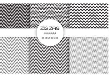 Free Vector Zig Zag Backgrounds - бесплатный vector #141321