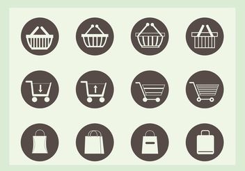 Free Shopping Vector Icons - Free vector #141881