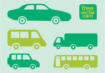 Vehicles Icons - vector gratuit #142081 