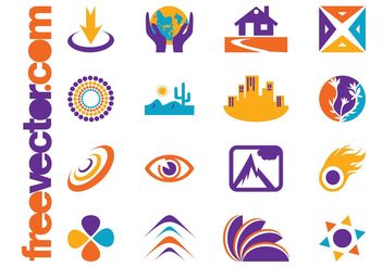 Icons And Logo Templates - Free vector #142161
