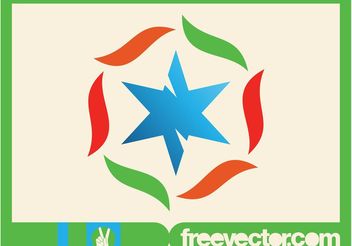Star Logo Template - vector gratuit #142511 