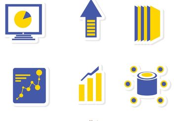 Big Data Management Icons Vector Pack 2 - Free vector #142541