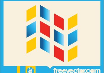 Geometric Logo Template - vector gratuit #142611 