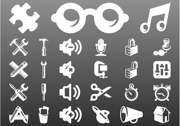 Technology Icons Set - Free vector #142661