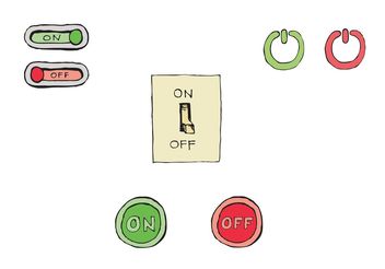Free On/Off Button Vector Series - vector gratuit #142841 
