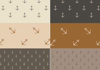 Free Vector Nautical Patterns - Free vector #144171