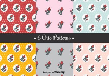 Free Shabby Chic Patterns - Free vector #144221