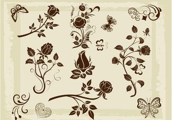 Nature Element Pack - Free vector #145751