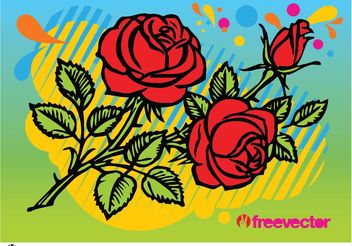 Roses - vector gratuit #146241 