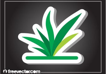 Plant Sticker - vector gratuit #146451 