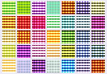Tablecloth Patterns - бесплатный vector #147411