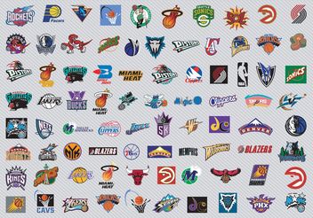 NBA Team Logos - Kostenloses vector #148541