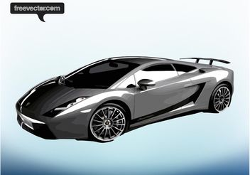 Lamborghini Gallardo Superleggera - vector gratuit #149101 