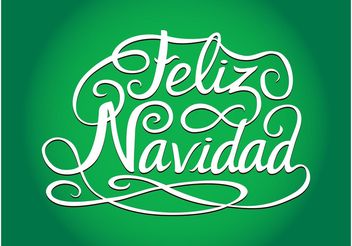 Spanish Christmas Greetings - vector gratuit #149281 