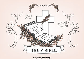 Open Bible Background - Free vector #149421