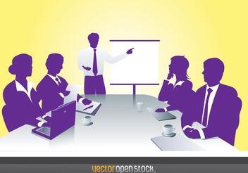 Business Meeting - Free vector #151441