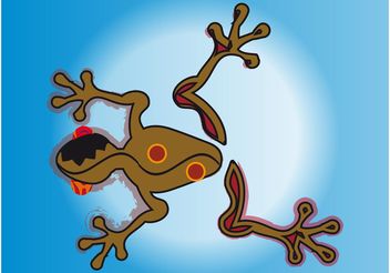 Tree Frog - vector gratuit #153451 