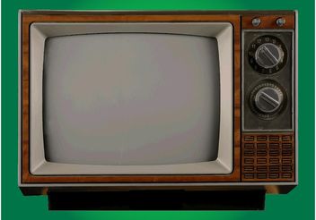 Old Television - Kostenloses vector #154371
