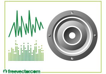 Sound And Music Graphics - Free vector #155481