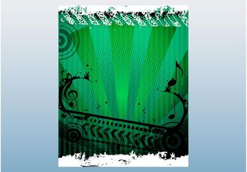 Grunge Party Poster - Free vector #155901