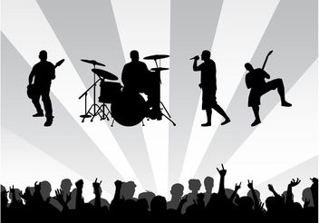 Band Concert Background - vector #158161 gratis