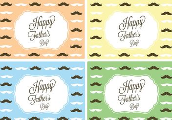 Free Vector Happy Father's Day Card - Kostenloses vector #158451