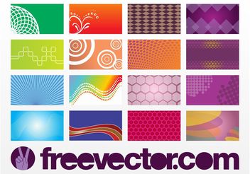Vector Cards Graphics - vector gratuit #159091 