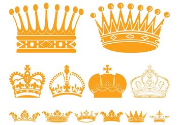 Crowns Graphics - Free vector #160331