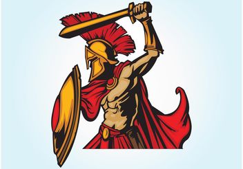 Spartan Warrior - Kostenloses vector #160461
