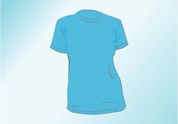 Ladies T-Shirt - vector gratuit #160861 