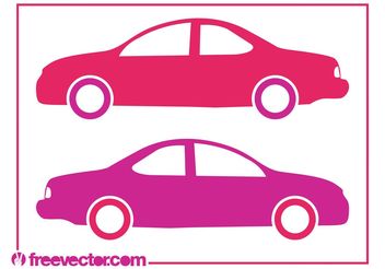 Stylized Car Silhouettes - Free vector #161711