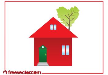 Eco House Clip Art - vector gratuit #161901 