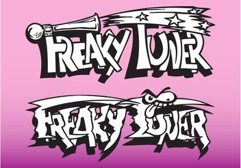 Freaky Tuner Graffiti - Free vector #162151