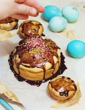 Easter cakes and eggs - Kostenloses image #182741