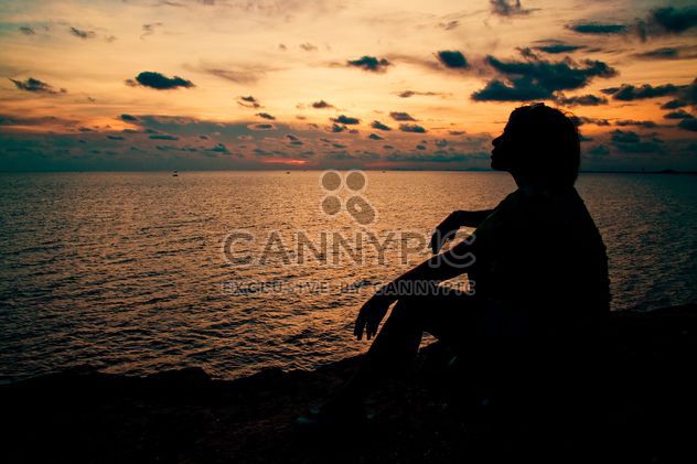 Silhouette of woman - Kostenloses image #183421