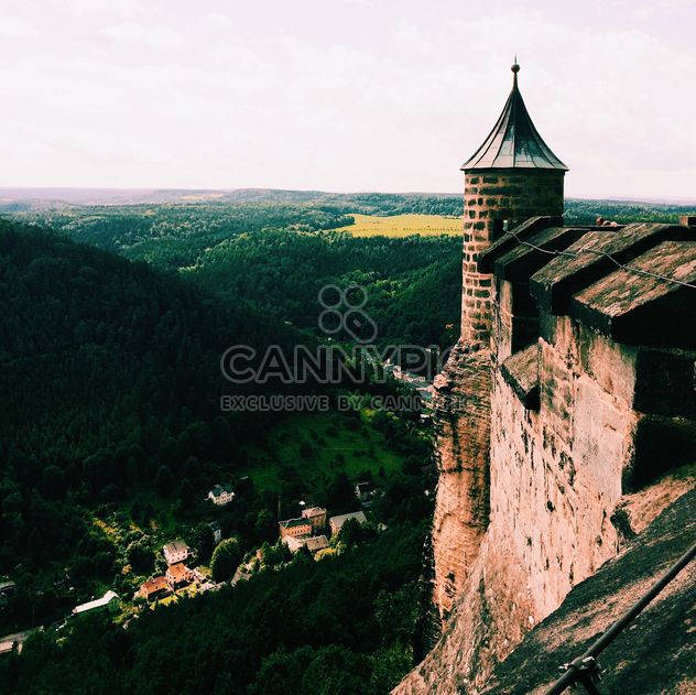 Amazing landscape with old fortress, Germany - Kostenloses image #184131